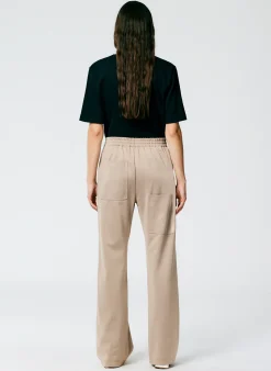 Sale Tibi Active Knit Scottie Jogger Khaki