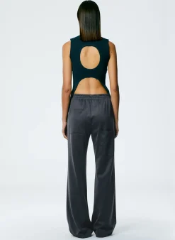 Best Tibi Active Knit Scottie Jogger Navy Fog