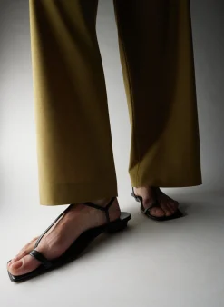 Sale Tibi Barry Kidskin Sandal Black