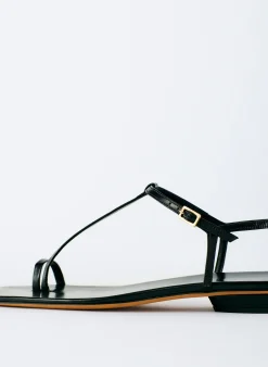 Sale Tibi Barry Kidskin Sandal Black