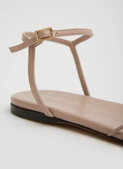 Outlet Tibi Berneice Kidskin Sandal Nude