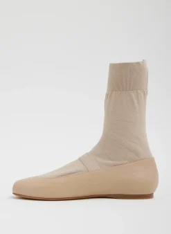 Best Tibi Borg Sock Shoe Nude