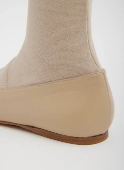Best Tibi Borg Sock Shoe Nude