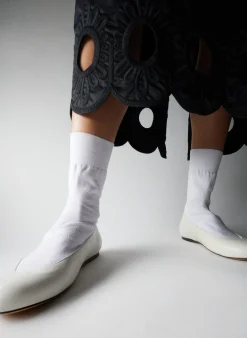 Hot Tibi Borg Sock Shoe Optic White