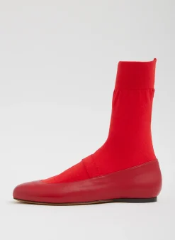 Sale Tibi Borg Sock Shoe Red