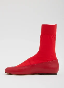 Sale Tibi Borg Sock Shoe Red