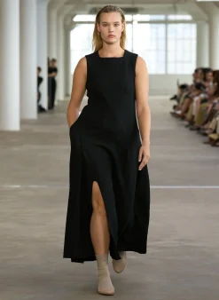 Online Tibi Boucle Knit Sculpted Dress Black