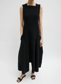 Online Tibi Boucle Knit Sculpted Dress Black