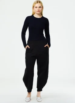 Hot Tibi Calder Sweatpant Black