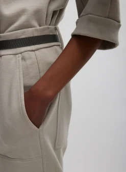 New Tibi Cecil Sweatpant Light Stone
