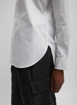 Best Tibi Charlie Men's Slim Shirt White