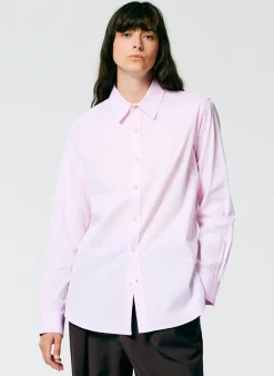 Sale Tibi Charlie Men's Slim Shirt Pink