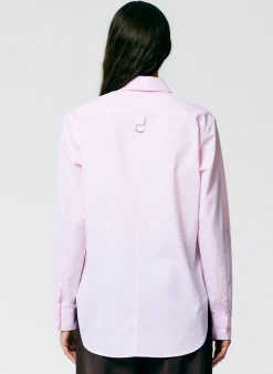 Sale Tibi Charlie Men's Slim Shirt Pink