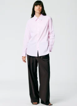 Sale Tibi Charlie Men's Slim Shirt Pink