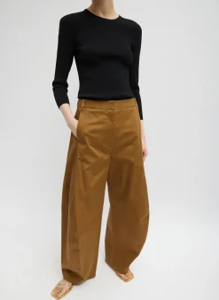 Best Tibi Chino Sid Pant - Regular Caramel