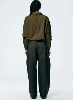 Outlet Tibi Chino Sid Pant - Regular Grey