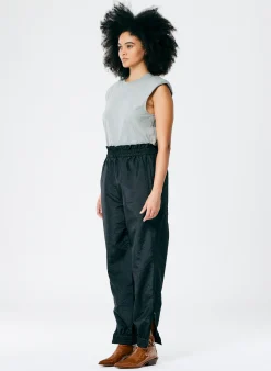 Sale Tibi Crispy Nylon Paper Bag Felix Jogger Black