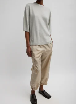 Online Tibi Crispy Nylon Wilt Pull On Jogger Desert Sand