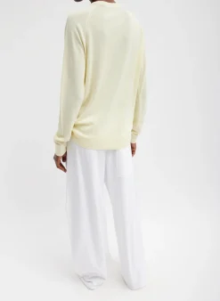 Tibi Crispy Sweater Pullover Butter