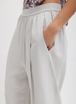 Online Tibi Drapey Suiting Marit Pull On Pant Stone