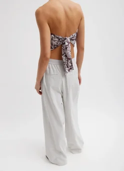 Online Tibi Drapey Suiting Marit Pull On Pant Stone