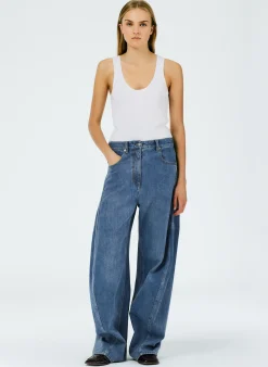 Clearance Tibi Giselle Tank Sweater White