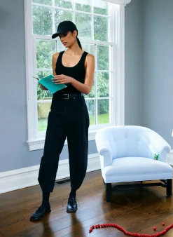 Clearance Tibi Giselle Tank Sweater Black