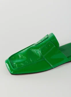 Discount Tibi Granger Slide Green