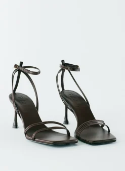 Discount Tibi Guy Sandal Red Brown