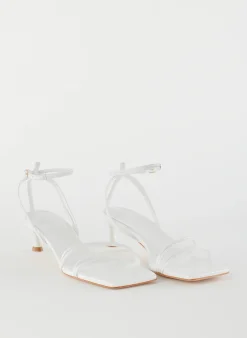 Sale Tibi Harper Naplack Sandal White