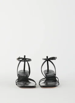 Hot Tibi Harper Naplack Sandal Black