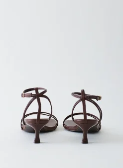 Online Tibi Harper Sandal Red Brown