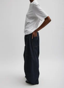 Outlet Tibi Indigo Denim Sid Jean Dark Denim