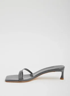 Best Tibi Jim Naplack Sandal Grey