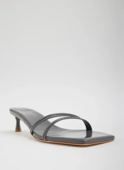 Best Tibi Jim Naplack Sandal Grey