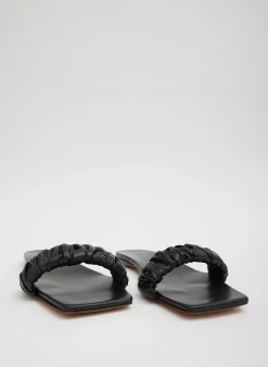 Online Tibi Jordan Nappa Sandal Black