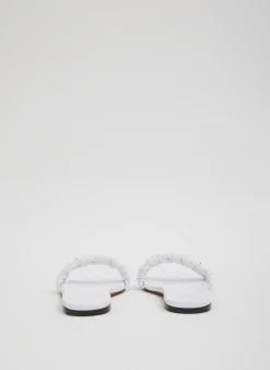 Online Tibi Jordan Nappa Sandal Optic White