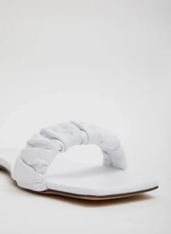 Online Tibi Jordan Nappa Sandal Optic White