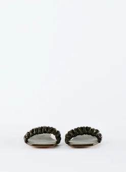 Best Tibi Jordan Nappa Sandal Brown