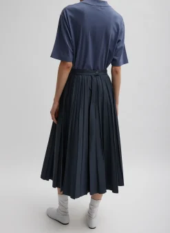 Best Tibi Mock Neck Unisex T-Shirt Dusty Navy