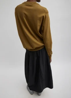 Best Tibi Nylon Asymmetrical Balloon Skirt Black