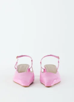 Discount Tibi Patent Leather Oscar Slingback Baby Pink