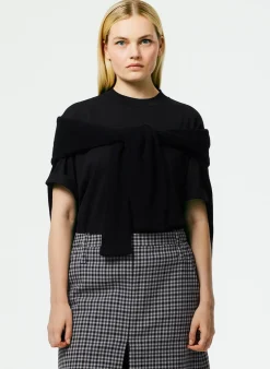 New Tibi Perfect Unisex T-Shirt Black