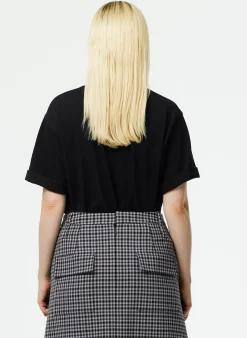 New Tibi Perfect Unisex T-Shirt Black