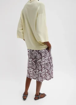 Best Tibi Recycled Nylon Batik Cargo Short Cinnamon Multi