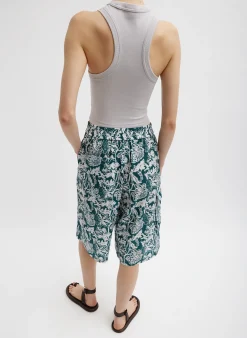 Online Tibi Ribbed T-Shirt Cropped Tank Stone
