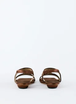 Best Tibi Rubin Satin Sandal Brown