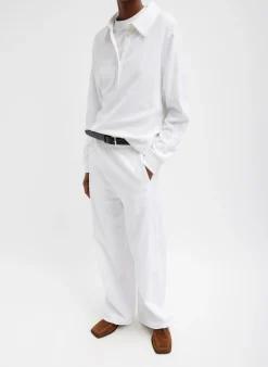 Discount Tibi Summer Sweatshirting Winslow Pant White