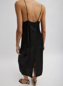 Discount Tibi The Slip Dress Black