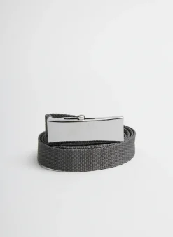 Clearance Tibi Tobian Webbing Belt Grey
